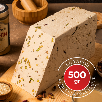 500 gr Antep Fıstıklı Tezgah Helvası resmi