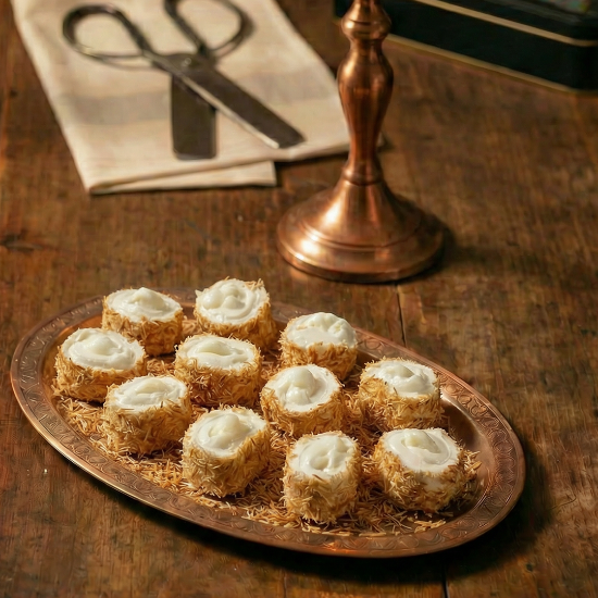 Kadayıf Kaplı Sultan Kaymaklı Lokum 500 gr resmi